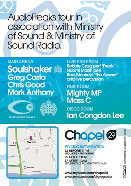 Chapel AudioFreak BACKprev