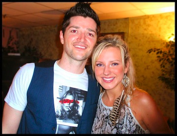 Kelly Mueller and Danny from the Script