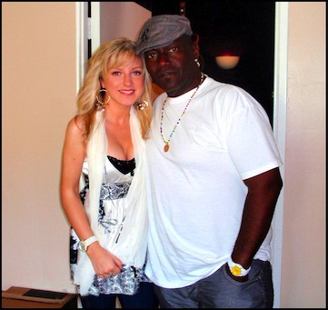 Kelly Mueller and Randy Jackson
